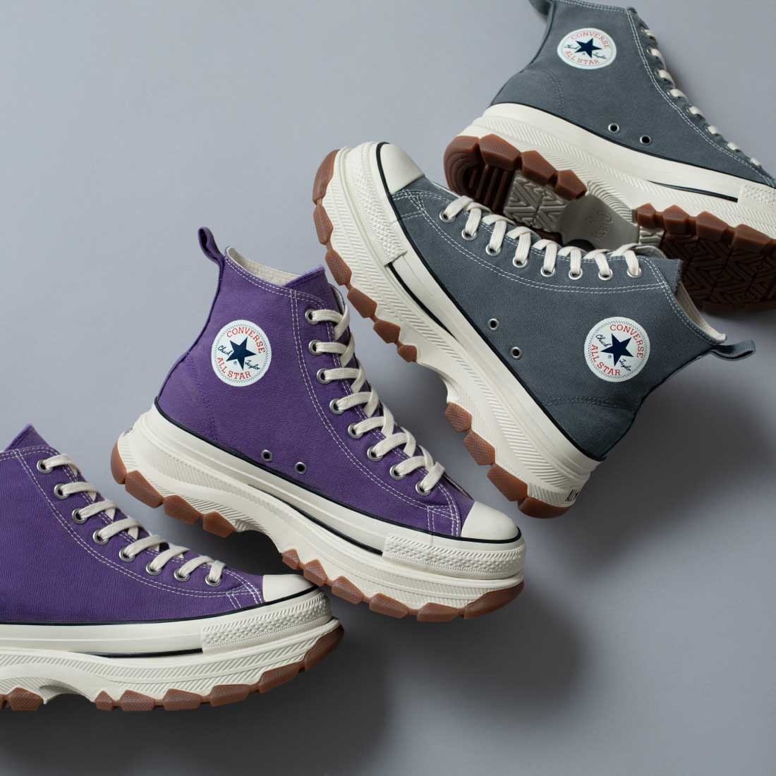 レディース スニーカー オールスター トレックウエーブ フェイデッドキャンバス HI ハイカット 厚底 シンプル レディース スニーカー オールスター トレックウエーブ フェイデッドキャンバス HI ハイカット 厚底 シンプル
