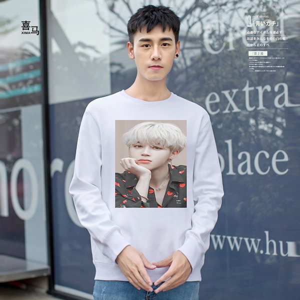 Qoo10] BTSフォトプリント長袖Tシャツ韓国ファ