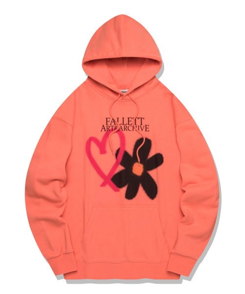 Qoo10] Fallett LOVE SPRAY HOODIE 韓国