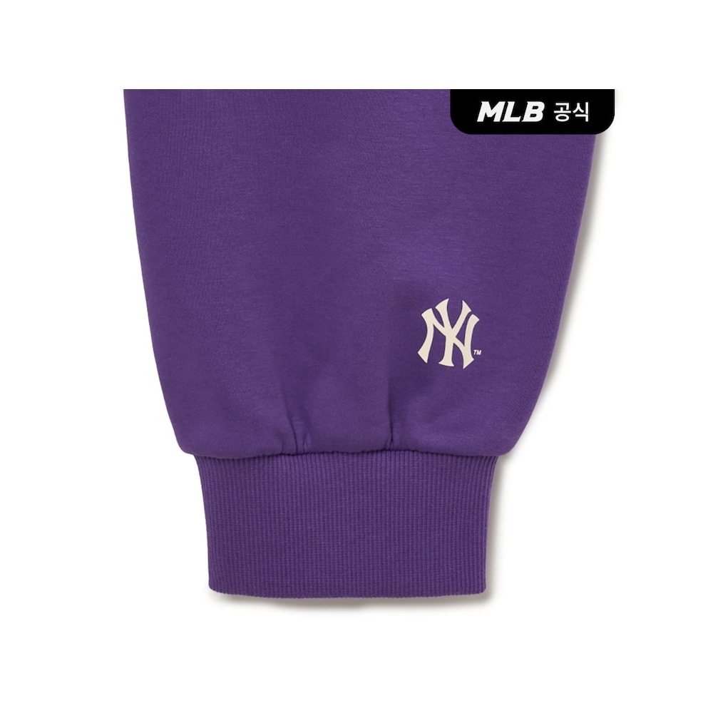 MLB バーシティロゴ起毛ジョガーパンツ NY (バイオレット) QHHC3APTV0236-50VOS