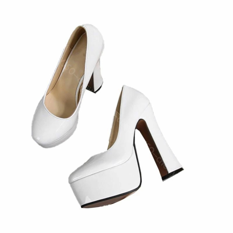 500円OFFクーポン ハイヒール レディース パンプス メンズ シンプル 美脚 大きいサイズ 14cmヒール ラウンド 太ヒール 厚底 エナメル 幅広 安定 黒 白 ピンク 可愛い おしゃれ cos 500円OFFクーポン ハイヒール レディース パンプス メンズ シンプル 美脚 大きいサイズ 14cmヒール ラウンド 太ヒール 厚底 エナメル 幅広 安定 黒 白 ピンク 可愛い おしゃれ cos