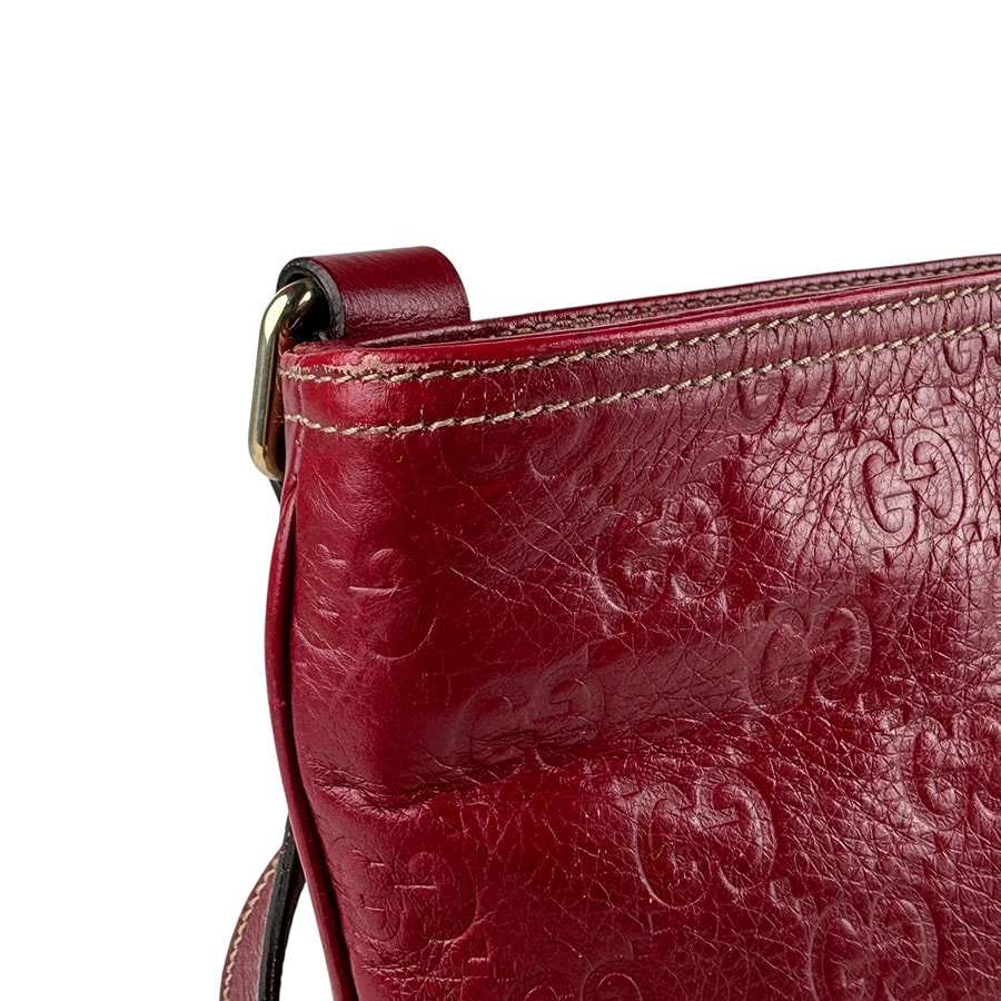 グッチ GUCCI ショルダーバッグ レザー レッド ユニセックス 201538 z6066 グッチ GUCCI ショルダーバッグ レザー レッド ユニセックス 201538 z6066