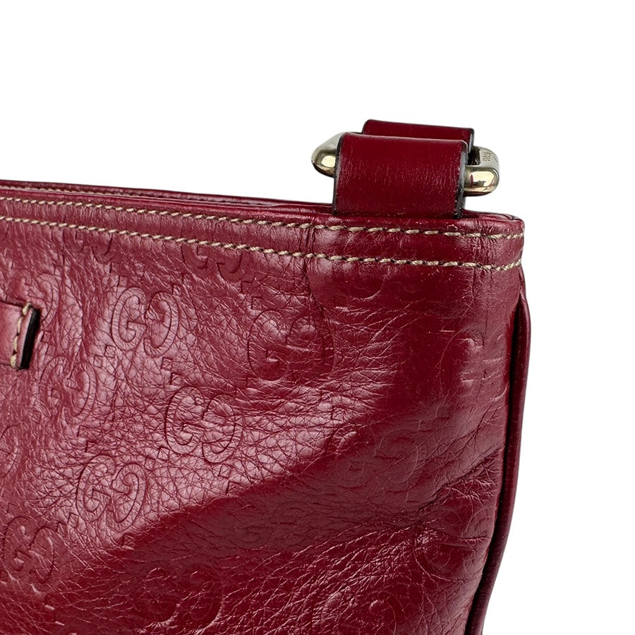 グッチ GUCCI ショルダーバッグ レザー レッド ユニセックス 201538 z6066 グッチ GUCCI ショルダーバッグ レザー レッド ユニセックス 201538 z6066