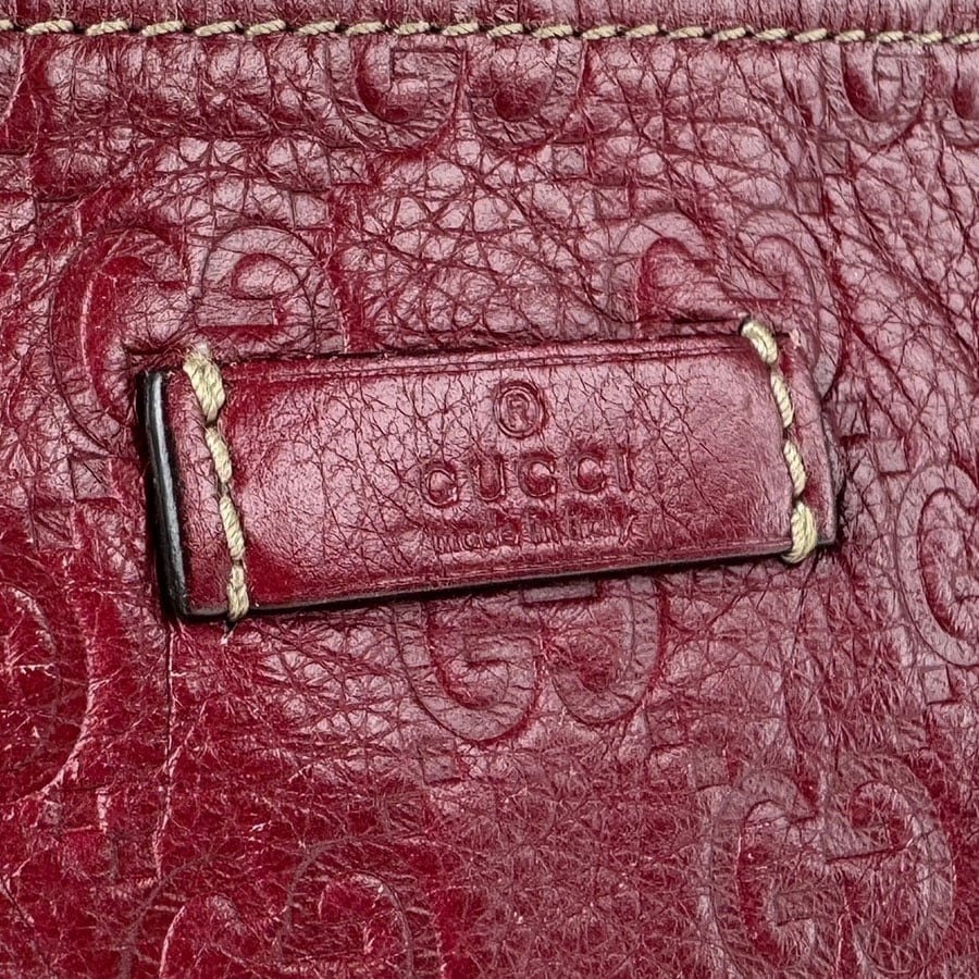 グッチ GUCCI ショルダーバッグ レザー レッド ユニセックス 201538 z6066 グッチ GUCCI ショルダーバッグ レザー レッド ユニセックス 201538 z6066