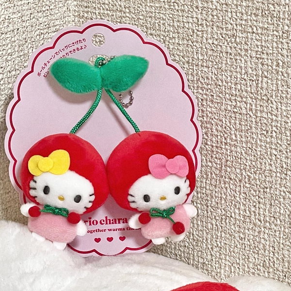 し ハローキティ 博多とよなか いちご帽子 キーホルダー 限定品 楽天