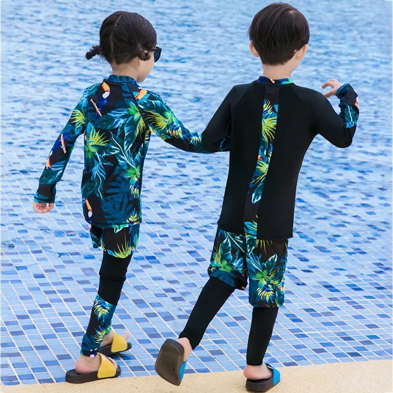 10点セットシュノーケリングサーフィン水着速乾性日焼け止め韓版の親子ウェットスーツ女性と男性のスプリット長袖ズボ 10点セットシュノーケリングサーフィン水着速乾性日焼け止め韓版の親子ウェットスーツ女性と男性のスプリット長袖ズボ