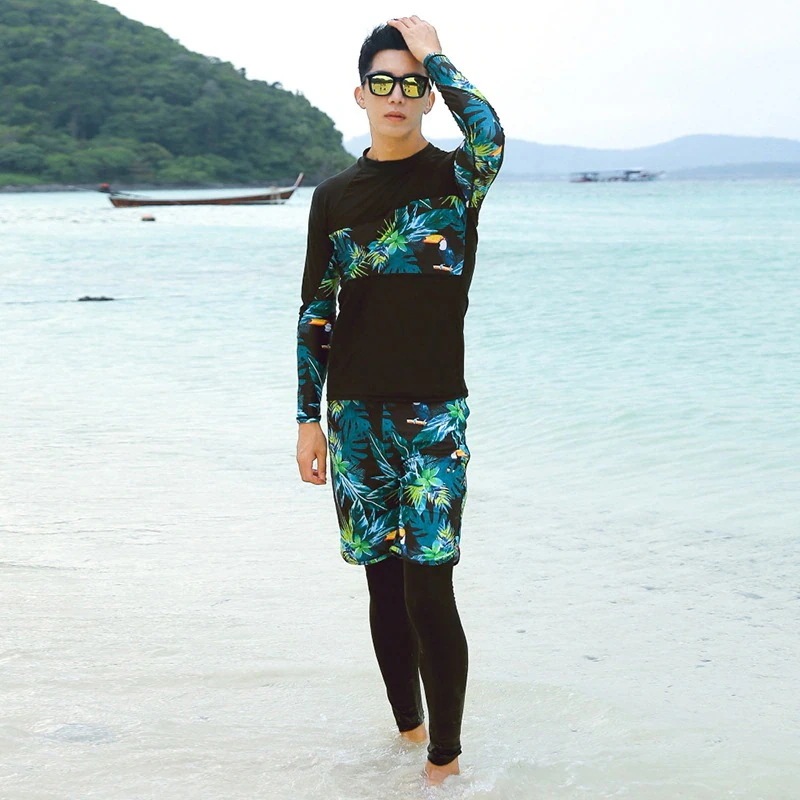 10点セットシュノーケリングサーフィン水着速乾性日焼け止め韓版の親子ウェットスーツ女性と男性のスプリット長袖ズボ 10点セットシュノーケリングサーフィン水着速乾性日焼け止め韓版の親子ウェットスーツ女性と男性のスプリット長袖ズボ