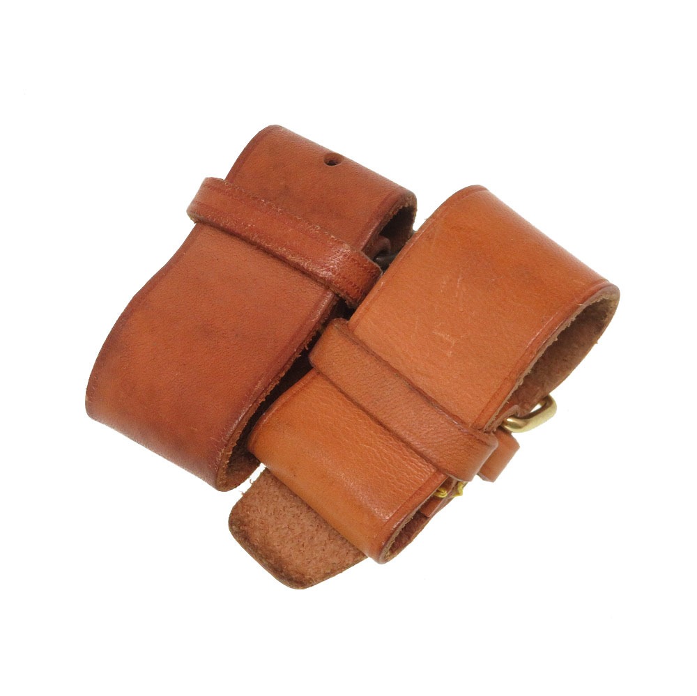 LOUIS VUITTON ショルダーストラップ ヌメ革 ネームタグ ポワニエ