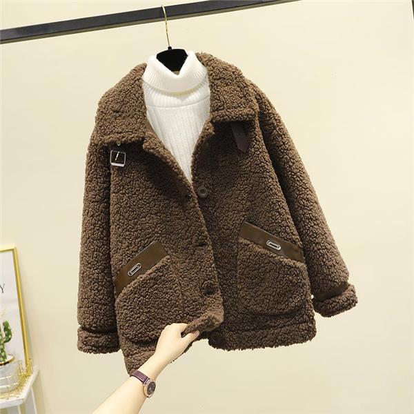 新品 大人気 ボアジャケット レディース ボア ブルゾン アウター フリース 冬 防寒 防風 あったか 暖かい 大きいサイズ モコモコ 韓国風 モッズコート