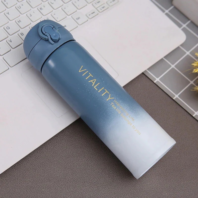 【期間限定で1つ買うと1つ無料】水筒 ステンレスボトル 5種類グラデーション色 400 ml 保温 保冷 直飲92 【期間限定で1つ買うと1つ無料】水筒 ステンレスボトル 5種類グラデーション色 400 ml 保温 保冷 直飲92