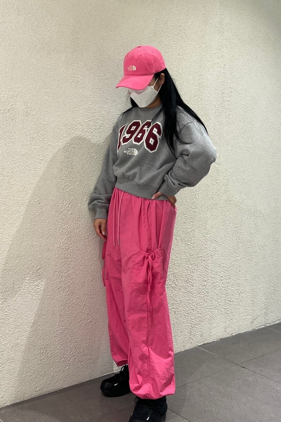 1966 LOGO SWEATSHIRTS 4色 新商品 男女共用 韓国人気 カップルアイテム 肝節期 韓国ファッション ストリートファッション 女性服 冬のファッション