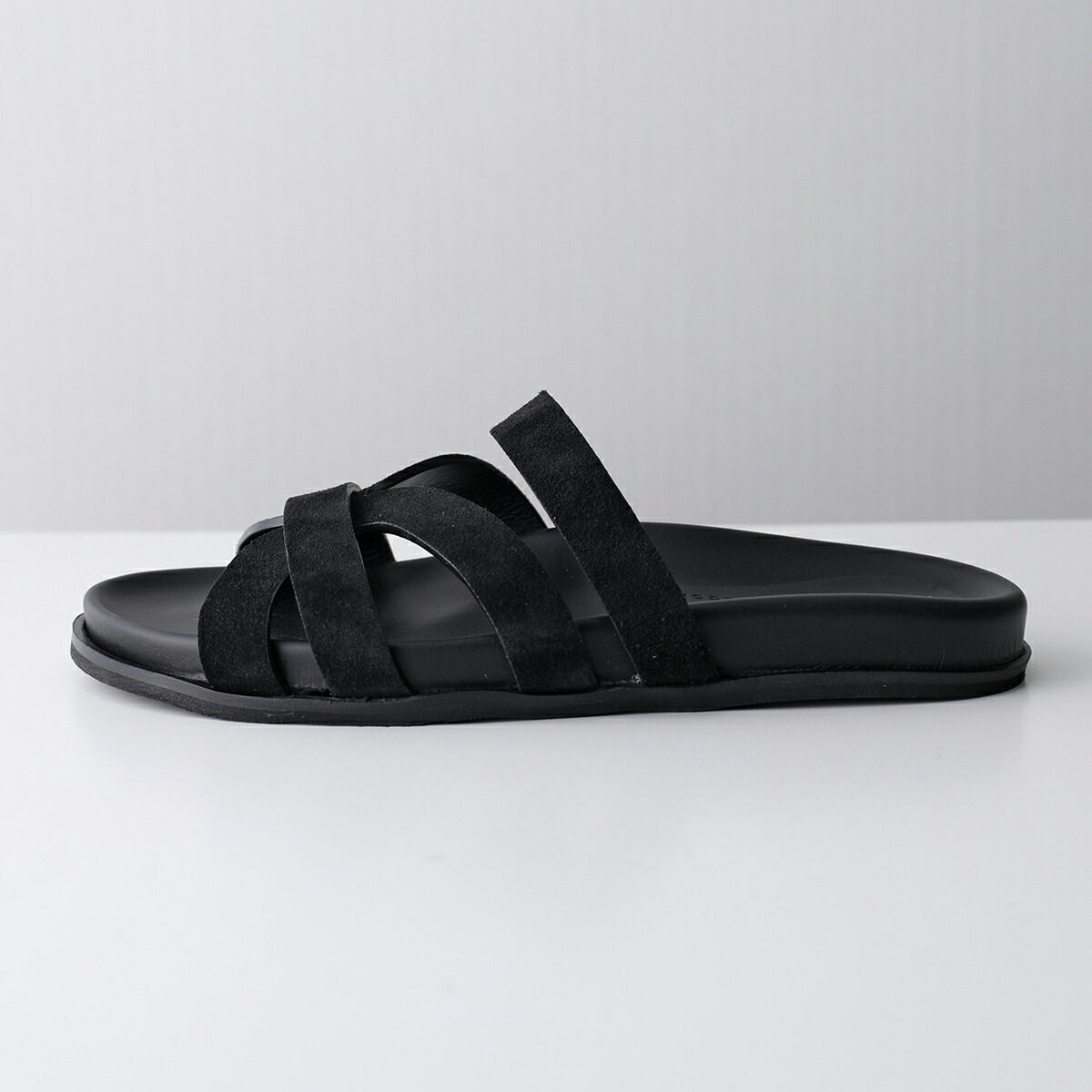 FABIO RUSCONI ファビオルスコーニ サンダル BKM2627 CAMOSCIO レディース レザー スウェード フラット シューズ 靴 カラー2色 【mega】