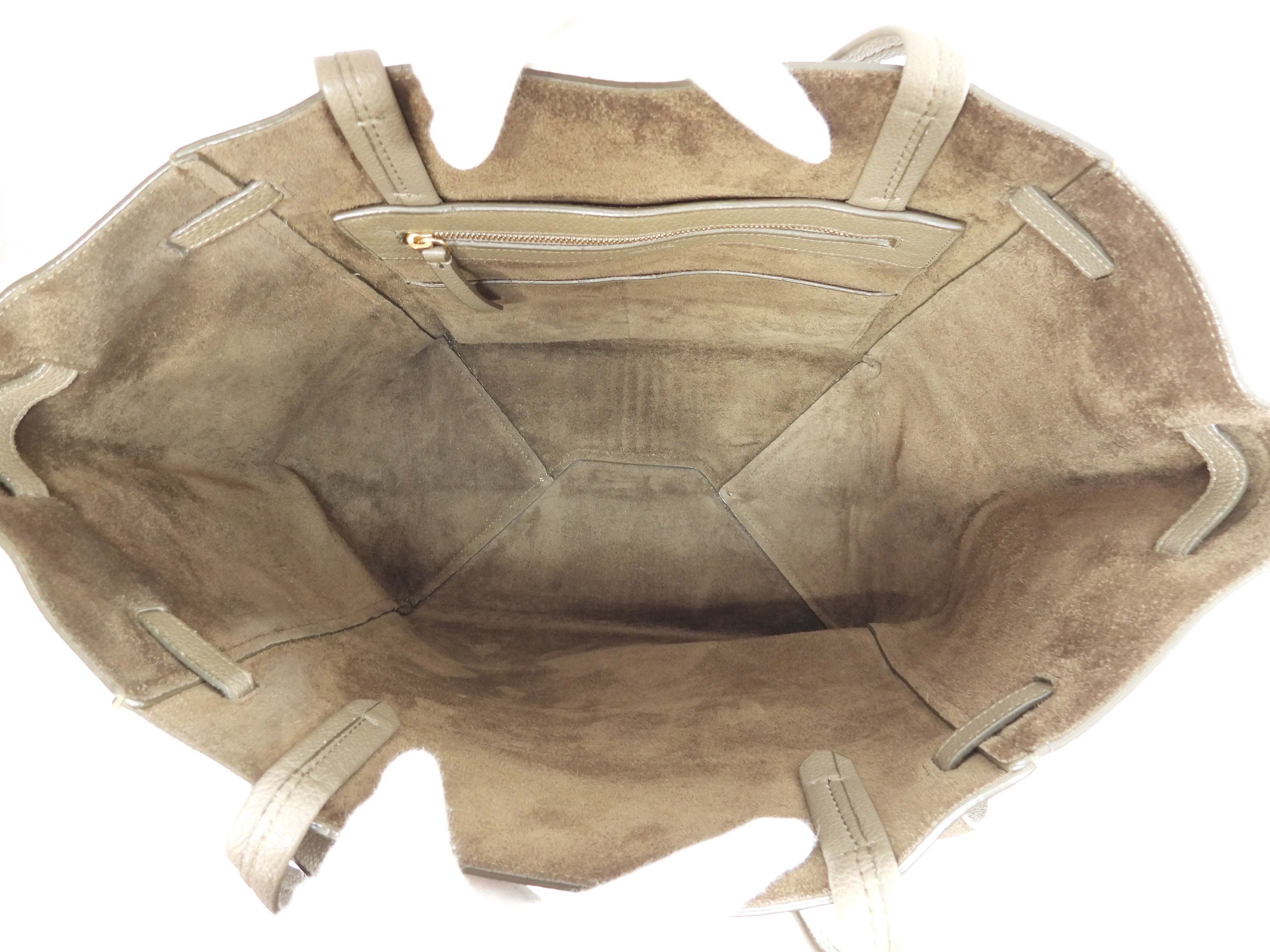 カバファントム スモール レザー灰 トートバッグ ショッピングバッグ 美品@S-LA-3155 カバファントム スモール レザー灰 トートバッグ ショッピングバッグ 美品@S-LA-3155