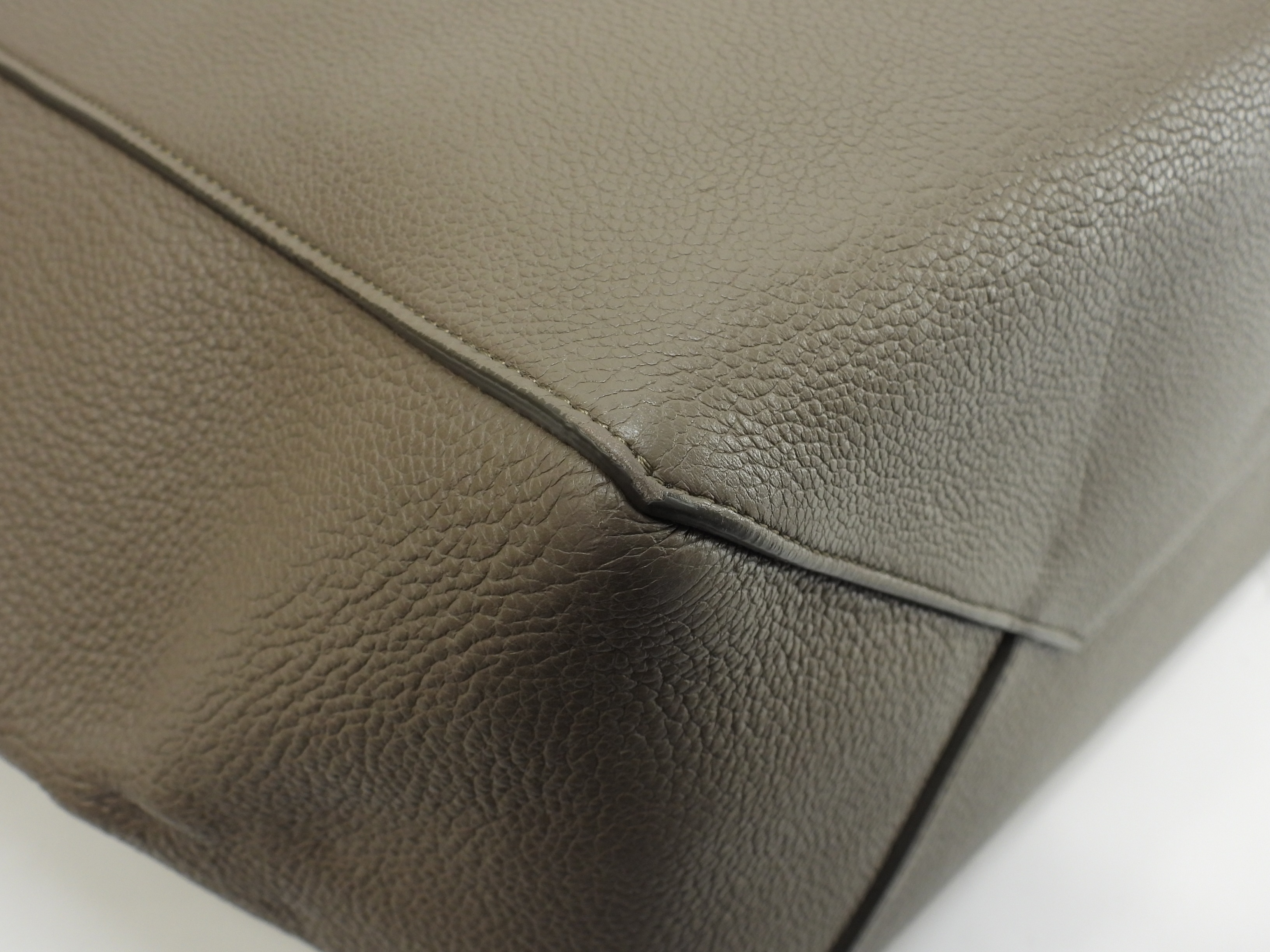 カバファントム スモール レザー灰 トートバッグ ショッピングバッグ 美品@S-LA-3155 カバファントム スモール レザー灰 トートバッグ ショッピングバッグ 美品@S-LA-3155