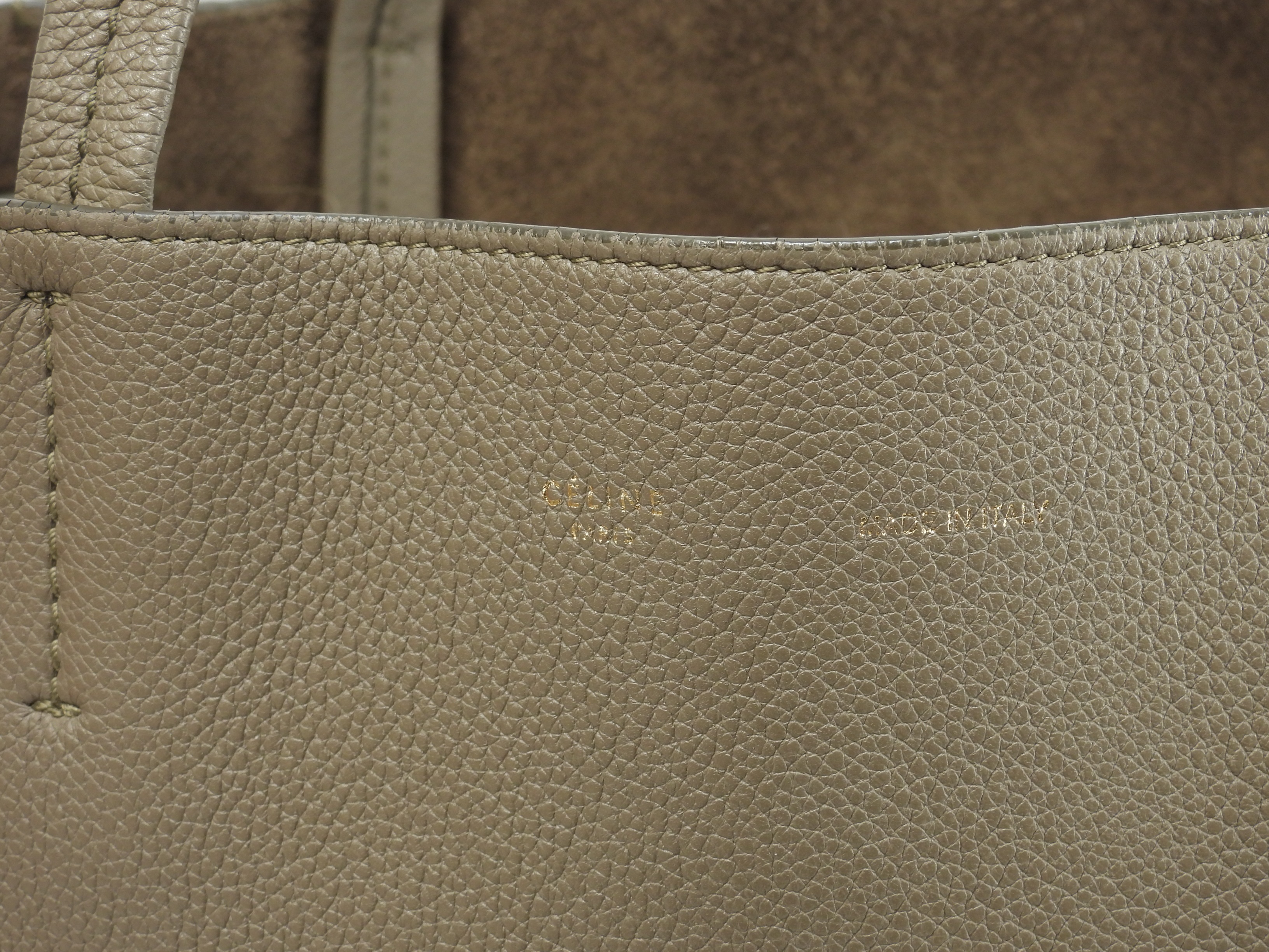 カバファントム スモール レザー灰 トートバッグ ショッピングバッグ 美品@S-LA-3155 カバファントム スモール レザー灰 トートバッグ ショッピングバッグ 美品@S-LA-3155