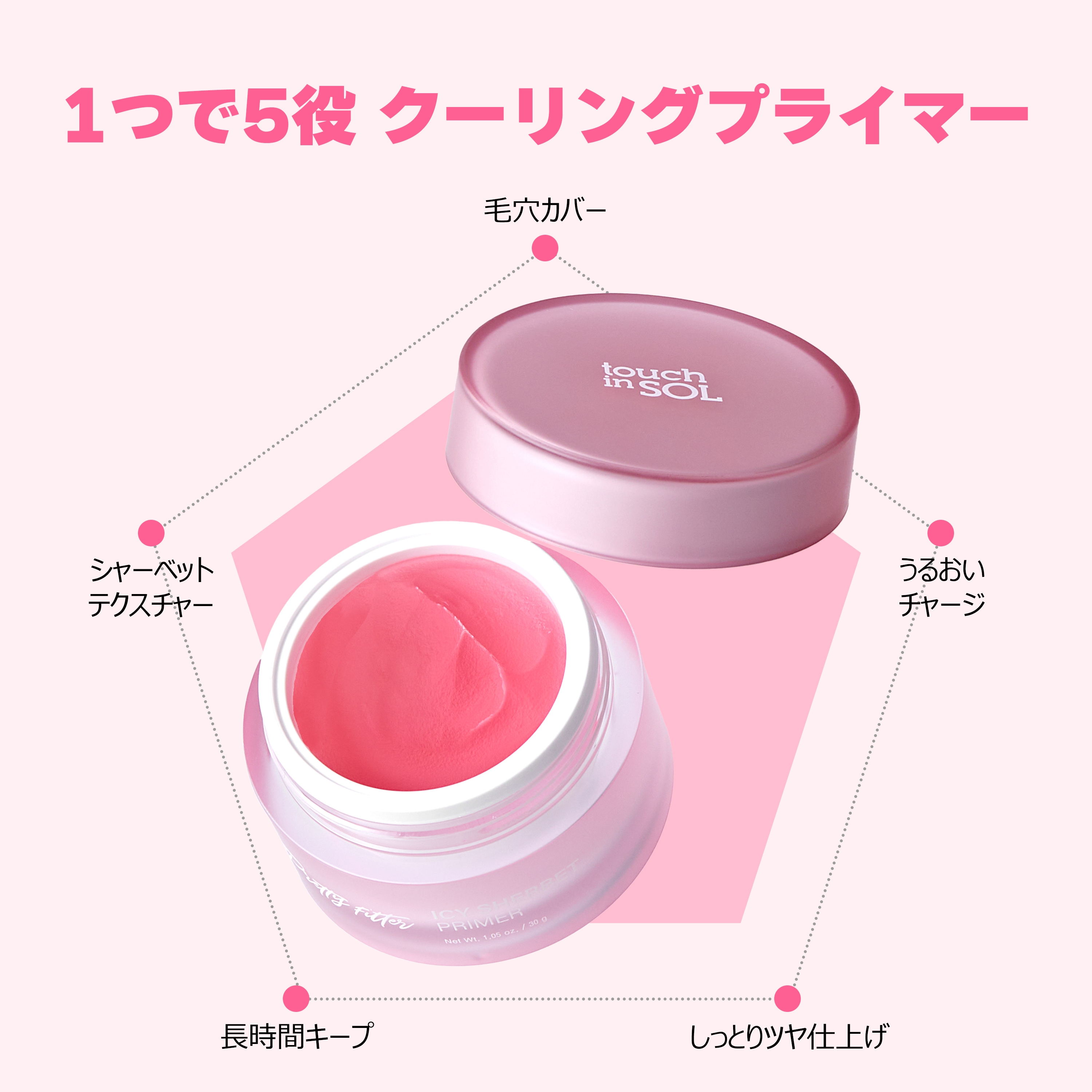 新品 タッチインソル プリティフィルター アイシーシャーベットプライマー 5本 Qoo10] タッチインソル 【touch in SOL】【ドンキで話