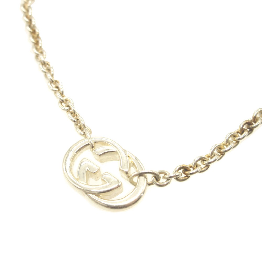 美品 インターロッキングG ネックレス シルバー925/シルバー925 シルバー 0263【中古】 ユニセックス 美品 インターロッキングG ネックレス シルバー925/シルバー925 シルバー 0263【中古】 ユニセックス