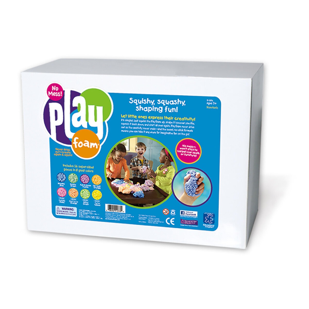 ラーニングリソーシズ プレイフォーム クラスパック （特大サイズブロック16個入り 8色）