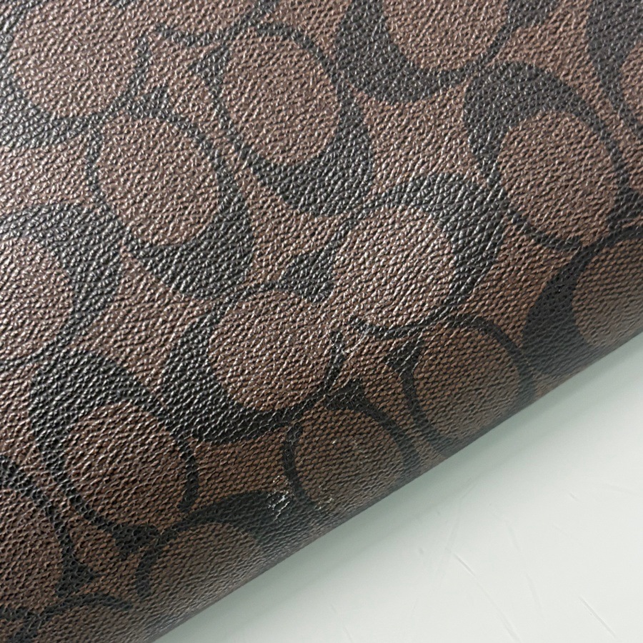 COACH コーチ トートバッグ シグネチャー 2WAYバッグ F54690 ブラウン系×ブラック系 PVC×レザー レディース ショルダーバッグ ゴールド金具【本物保証】 コーチ トートバッグ シグネチャー 2WAYバッグ PVC×レザー F54690