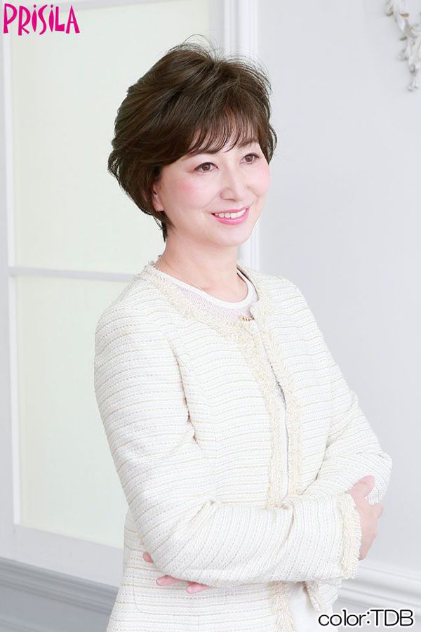 エアリーカールショートA112 白髪ウィッグあり】ミセスフルウィッグエアリーカールショートA