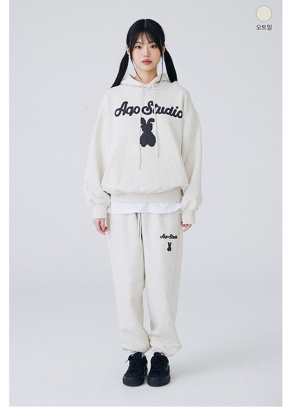 BUNNY BEAR SET UP HOODIE PANTS 韓国正規品 HOOD