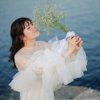 実例写真!2ways トップス+キャミソール 可愛い 前撮り ソフトチュール クレープ生地 ふわふわ 披露宴 前撮り 実例写真!2ways トップス+キャミソール 可愛い 前撮り ソフトチュール クレープ生地 ふわふわ 披露宴 前撮り