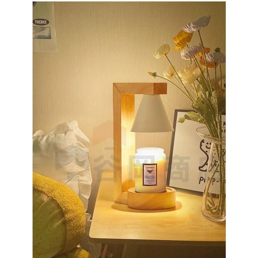 キャンドルウォーマー 高さ調整 調光 ホルダー 電球付き キャンドルウォーマーランプ アロマキャンドル アロマバーナー テーブルランプ ナイトランプ 間接照明