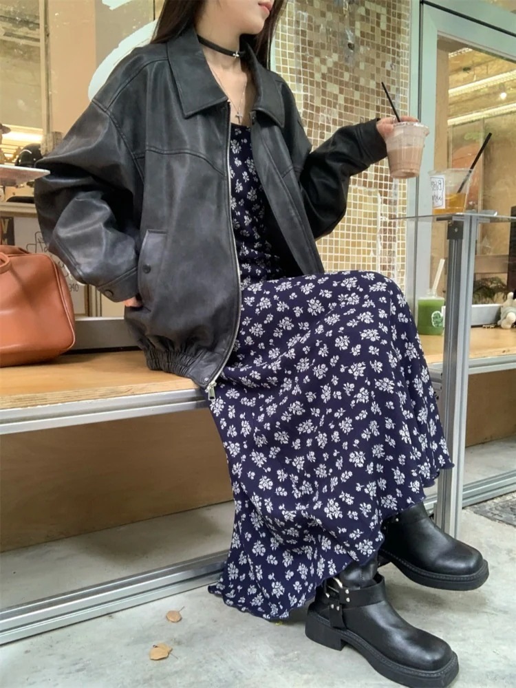 2025春夏 長袖 ジャケット かわいい 韓国 スタンドネックショート アウター 羽織り合成レディースフェイクコーデカジュアルシルエットゆったりファッション系サイズ 色っぽ 女っぽきれいめ大人