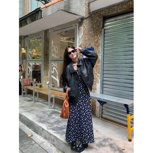 2025春夏 長袖 ジャケット かわいい 韓国 スタンドネックショート アウター 羽織り合成レディースフェイクコーデカジュアルシルエットゆったりファッション系サイズ 色っぽ 女っぽきれいめ大人