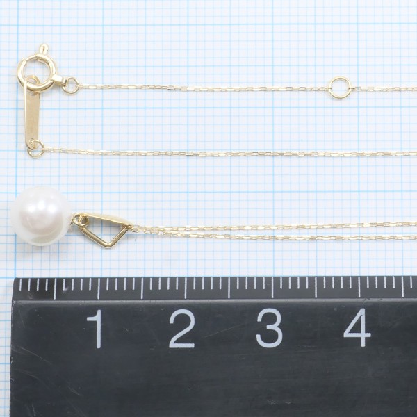 K18 18金 YG イエローゴールド ネックレス パール(真珠) 約40cm ジュエリー 中古 K18 18金 YG イエローゴールド ネックレス パール(真珠) 約40cm ジュエリー 中古