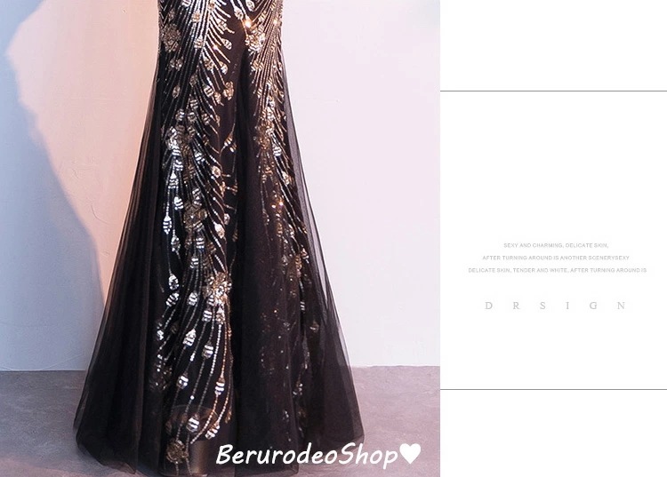 マーメイドドレス ブラック スパンコール キレイめ イブニングドレス ロングドレス 黒 パーティードレス タイトドレス タイトドレス ブルー Vネック セクシー 30代 40代