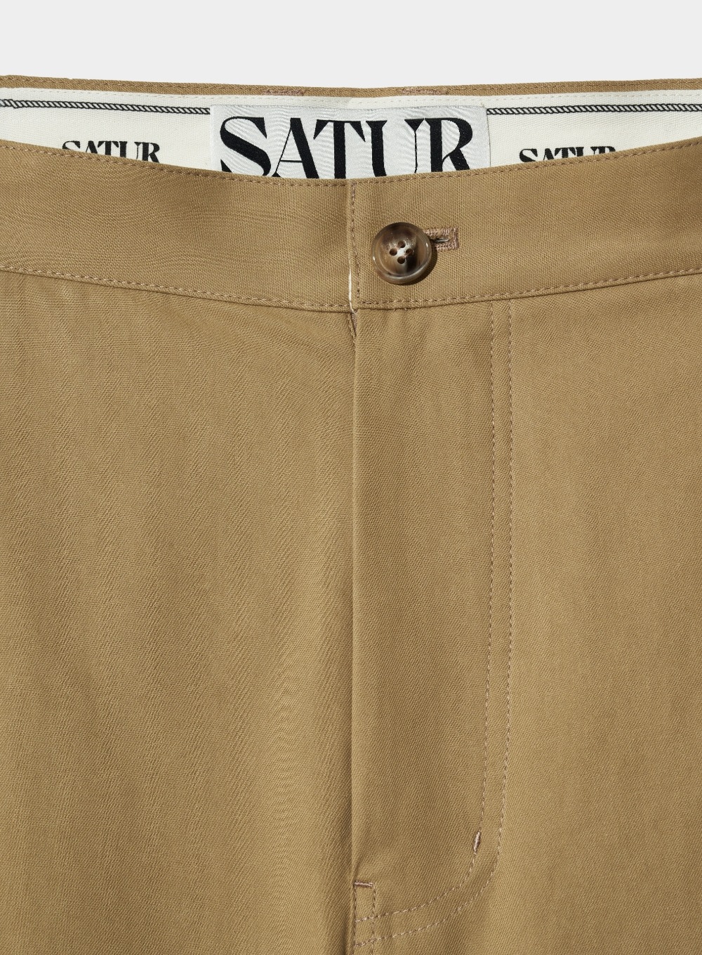 ★SATUR★ Vinales Two Tuck Wide Chino Pants Classic Beige SATUR】 VINALES 2-TUCK WIDE CHINO PANTS : CLASSIC BEIGE その他