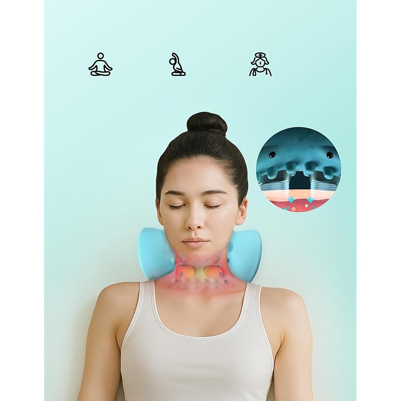 Mocasa 多機能 ピロー 3種類モード 3段階強度調節 簡単操作 Type-C充電式 軽量 男女兼用 母の日 父の日 誕生日プレゼント 日本語説明書 (水色) Mocasa 多機能 ピロー 3種類モード 3段階強度調節 簡単操作 Type-C充電式 軽量 男女兼用 母の日 父の日 誕生日プレゼント 日本語説明書 (水色)