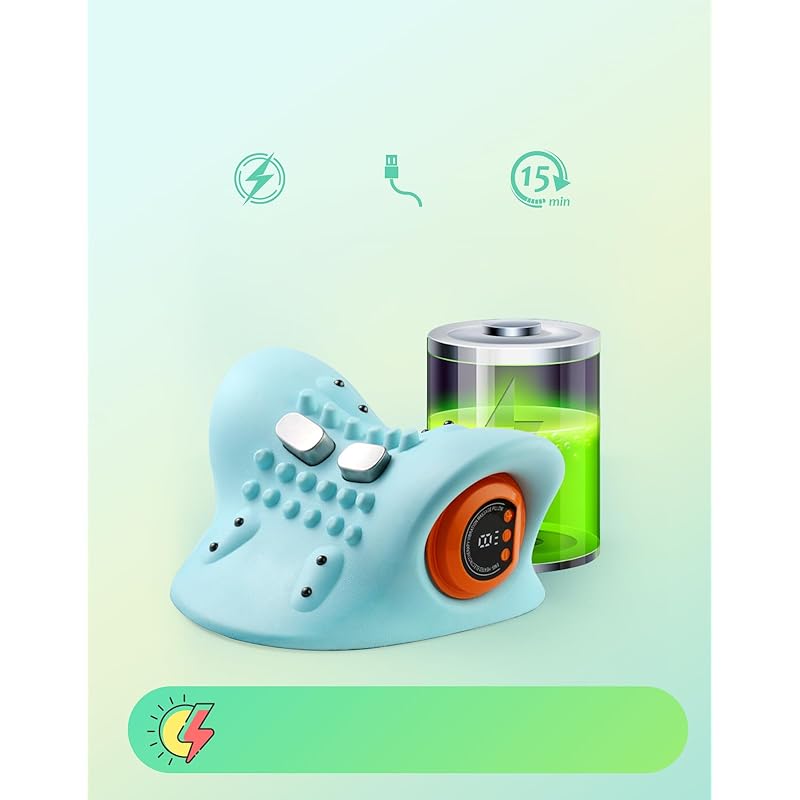 Mocasa 多機能 ピロー 3種類モード 3段階強度調節 簡単操作 Type-C充電式 軽量 男女兼用 母の日 父の日 誕生日プレゼント 日本語説明書 (水色) Mocasa 多機能 ピロー 3種類モード 3段階強度調節 簡単操作 Type-C充電式 軽量 男女兼用 母の日 父の日 誕生日プレゼント 日本語説明書 (水色)