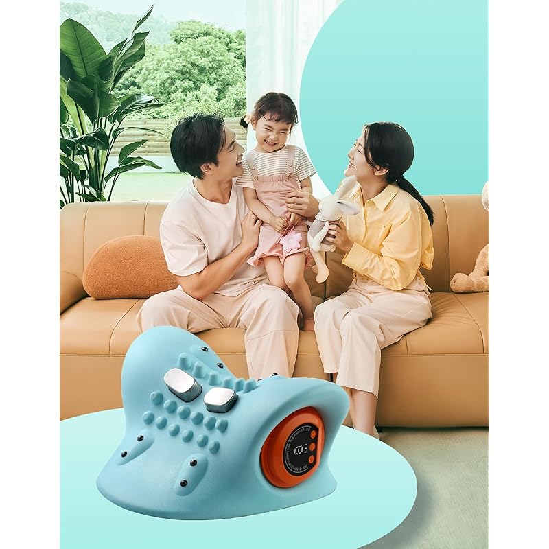 Mocasa 多機能 ピロー 3種類モード 3段階強度調節 簡単操作 Type-C充電式 軽量 男女兼用 母の日 父の日 誕生日プレゼント 日本語説明書 (水色) Mocasa 多機能 ピロー 3種類モード 3段階強度調節 簡単操作 Type-C充電式 軽量 男女兼用 母の日 父の日 誕生日プレゼント 日本語説明書 (水色)