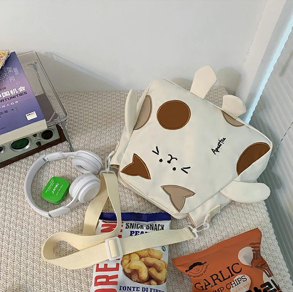 Qoo10] 猫 ねこ バッグ ショルダーバッグ 猫顔
