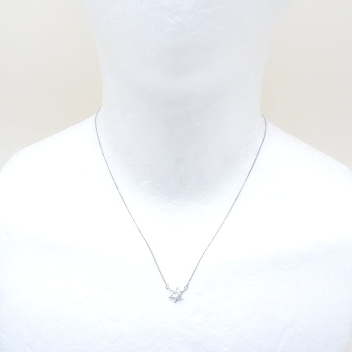 ダイヤモンド ネックレス 一粒ダイヤモンド0.53ct Pt900プラチナxPt850プラチナ /75591【中古】 ダイヤモンド ネックレス 一粒ダイヤモンド0.53ct Pt900プラチナxPt850プラチナ /75591【中古】