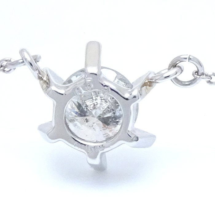 ダイヤモンド ネックレス 一粒ダイヤモンド0.53ct Pt900プラチナxPt850プラチナ /75591【中古】 ダイヤモンド ネックレス 一粒ダイヤモンド0.53ct Pt900プラチナxPt850プラチナ /75591【中古】