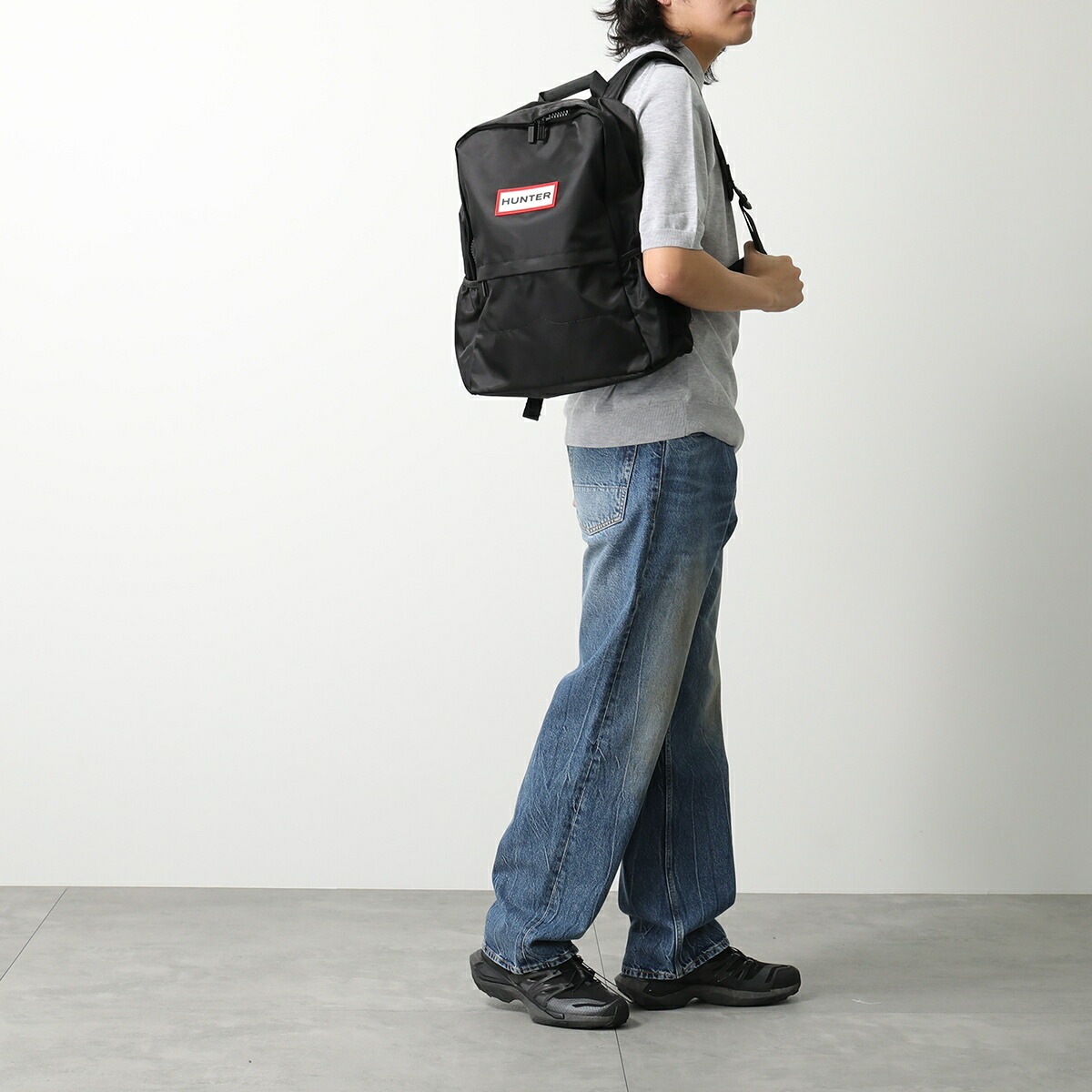 HUNTER ハンター バックパック オリジナル ナイロン UBB6028KBM メンズ リュック デイパック 耐水性 ロゴ 鞄 カラー2色 HUNTER ハンター バックパック オリジナル ナイロン UBB6028KBM メンズ リュック デイパック 耐水性 ロゴ 鞄 カラー2色