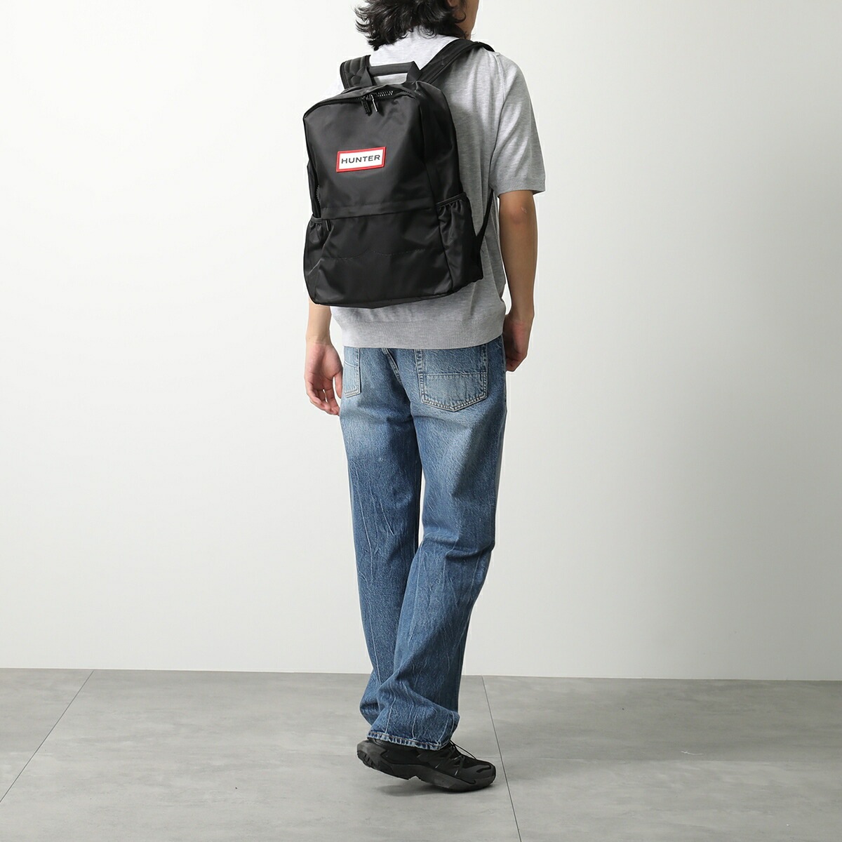 HUNTER ハンター バックパック オリジナル ナイロン UBB6028KBM メンズ リュック デイパック 耐水性 ロゴ 鞄 カラー2色 HUNTER ハンター バックパック オリジナル ナイロン UBB6028KBM メンズ リュック デイパック 耐水性 ロゴ 鞄 カラー2色