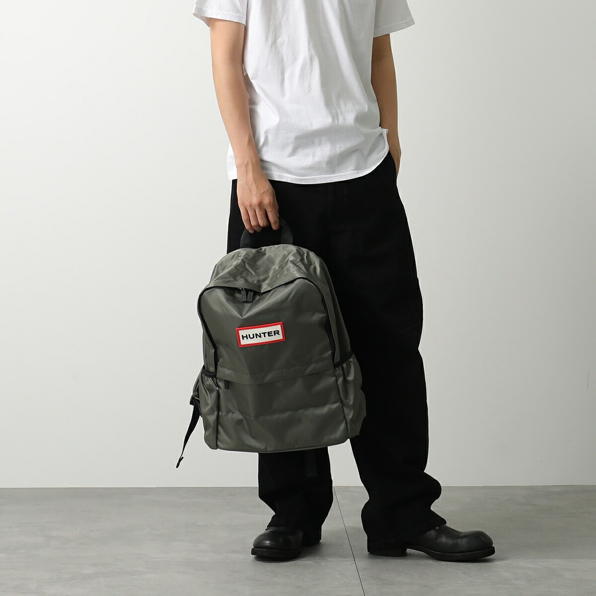 HUNTER ハンター バックパック オリジナル ナイロン UBB6028KBM メンズ リュック デイパック 耐水性 ロゴ 鞄 カラー2色 HUNTER ハンター バックパック オリジナル ナイロン UBB6028KBM メンズ リュック デイパック 耐水性 ロゴ 鞄 カラー2色