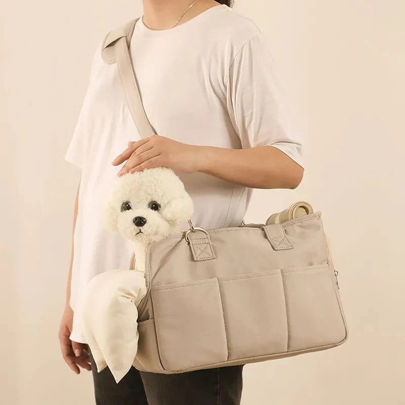 子犬用の小さな犬のキャリーバッグ 犬の散歩用の素敵なショルダーストラップ 1 bag mat and strap 37x17x25cm 子犬用の小さな犬のキャリーバッグ 犬の散歩用の素敵なショルダーストラップ 1 bag mat and strap 37x17x25cm