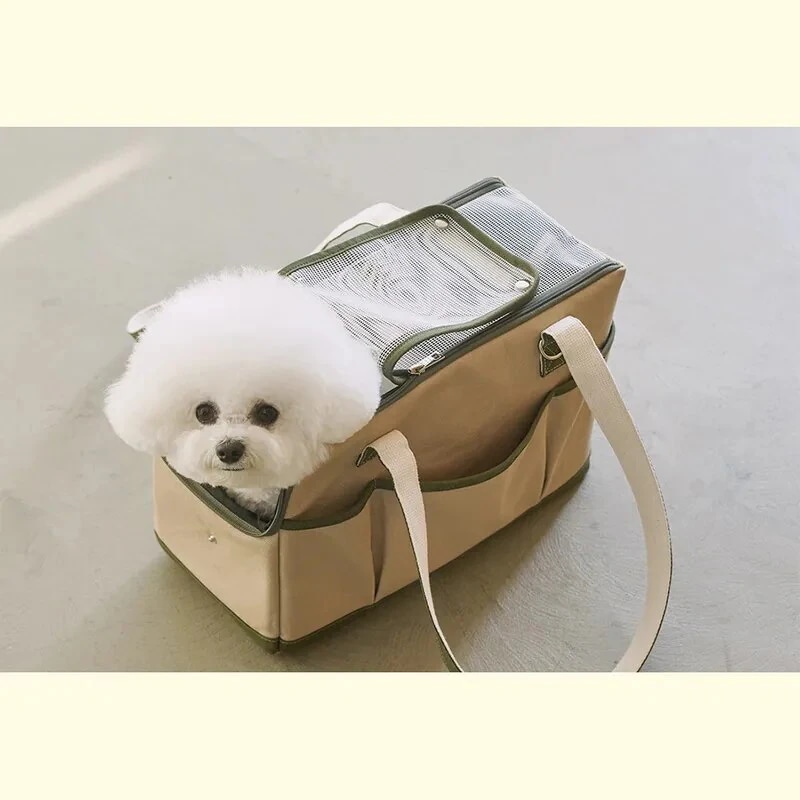 子犬用の小さな犬のキャリーバッグ 犬の散歩用の素敵なショルダーストラップ 1 bag mat and strap 37x17x25cm 子犬用の小さな犬のキャリーバッグ 犬の散歩用の素敵なショルダーストラップ 1 bag mat and strap 37x17x25cm