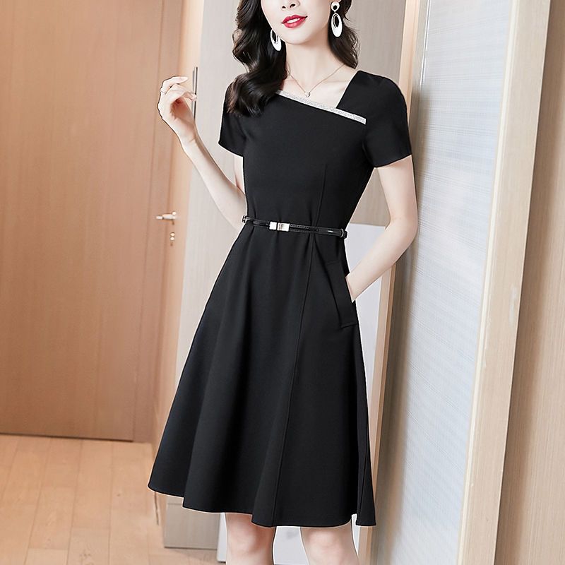 風ドレス夏ハイエンドレトロブラックショー気質2023リトルブラックドレス 母の日 風ドレス夏ハイエンドレトロブラックショー気質2023リトルブラックドレス 母の日