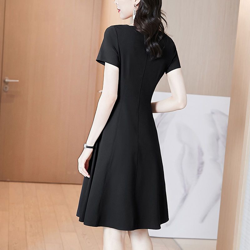 風ドレス夏ハイエンドレトロブラックショー気質2023リトルブラックドレス 母の日 風ドレス夏ハイエンドレトロブラックショー気質2023リトルブラックドレス 母の日