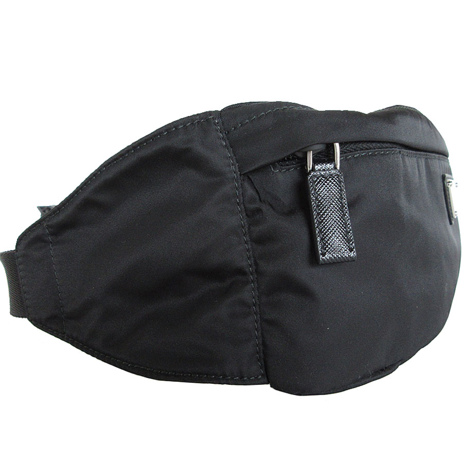 プラダ PRADA ボディバッグ ナイロン ブラック シルバー メンズ s0423f プラダ PRADA ボディバッグ ナイロン ブラック シルバー メンズ s0423f