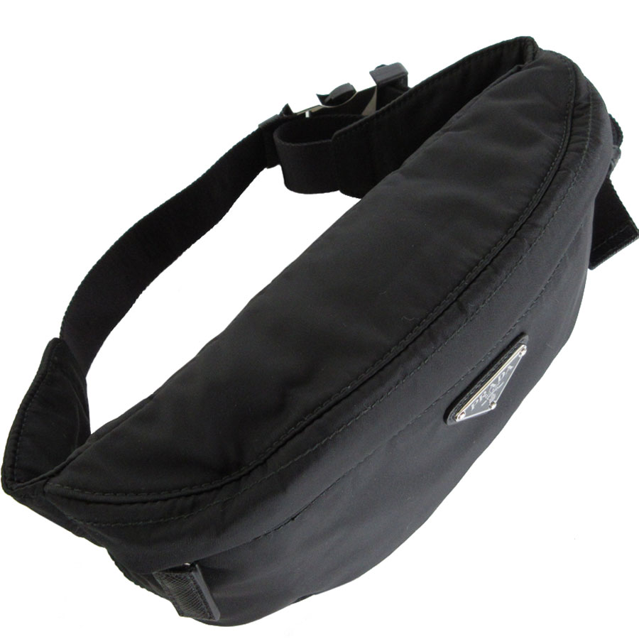 プラダ PRADA ボディバッグ ナイロン ブラック シルバー メンズ s0423f プラダ PRADA ボディバッグ ナイロン ブラック シルバー メンズ s0423f