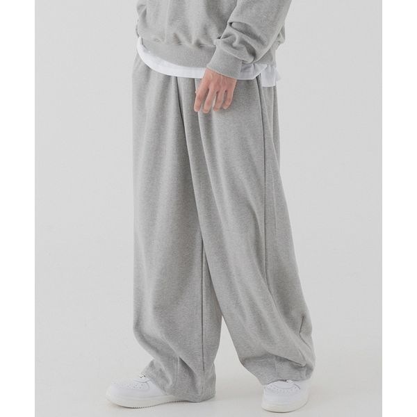 (Pianer) エッセンシャルバルーンスウェットパンツ (メランジ) (Pianer) エッセンシャルバルーンスウェットパンツ (メランジ)