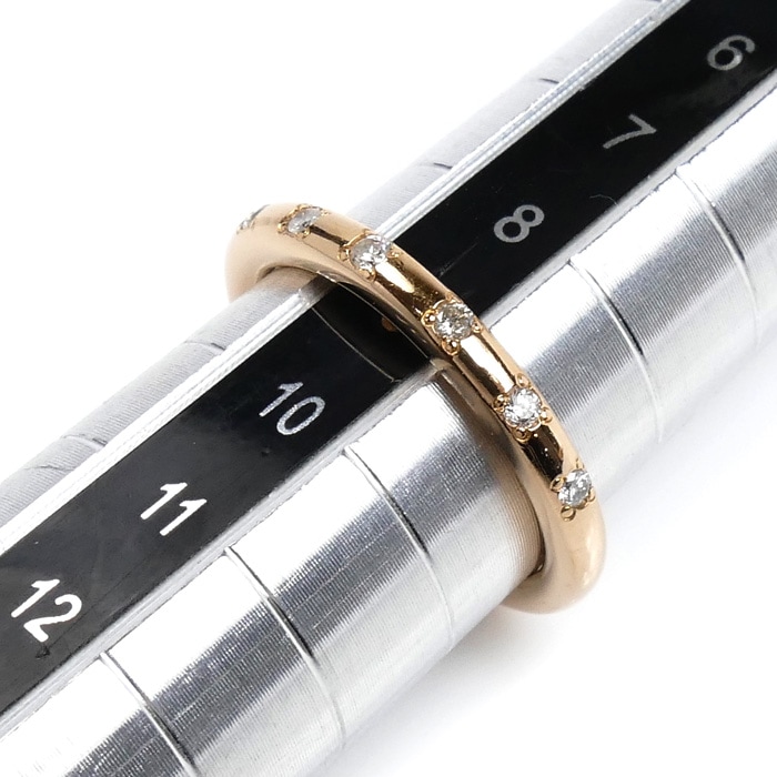 agete アガット K18PG ピンクゴールド ダイヤ リング・指輪 ダイヤモンド0.11ct 9号 3.4g レディース 中古 agete アガット K18PG ピンクゴールド ダイヤ リング・指輪 ダイヤモンド0.11ct 9号 3.4g レディース 中古
