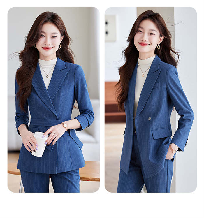 セットアップ レディース パンツスーツ 春 秋 セレモニースーツ ジャケット パンツ 2点セット 無地 スーツ ストライプ柄 女性 オフィス 着回し キレイめ 入学式 大人 おしゃれ 大きいサイズ フ